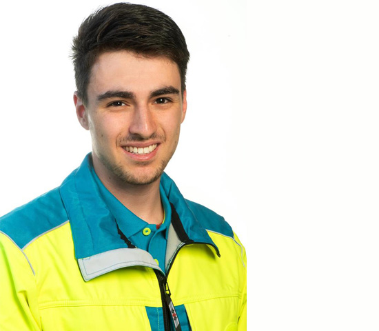 Mirko, freiwilliger Feuerwehrmann und Rettungssanitäter zone DG